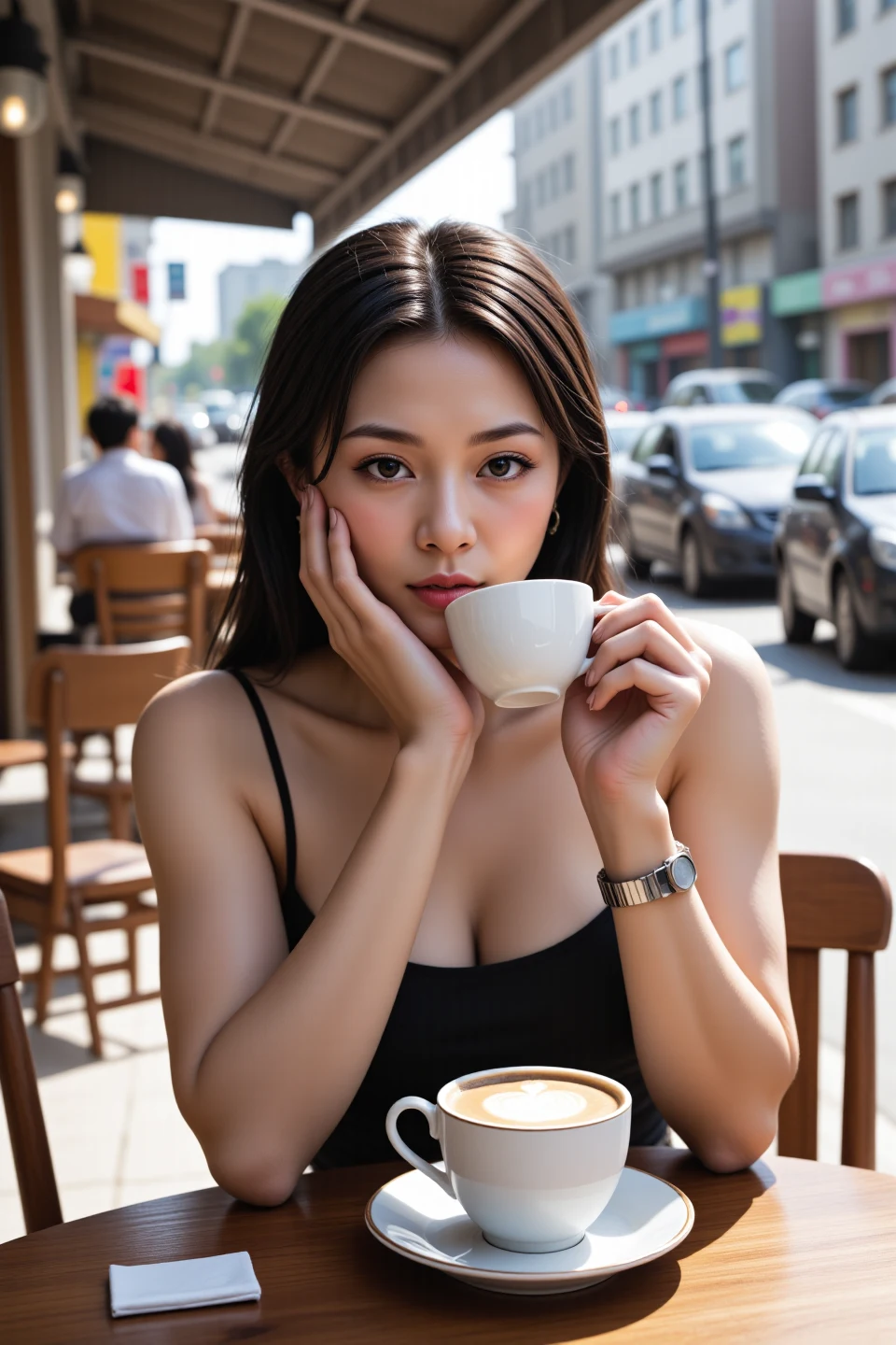 young-korean-woman-with-black-eyes-e50ce2 on FenrisXL + Flux