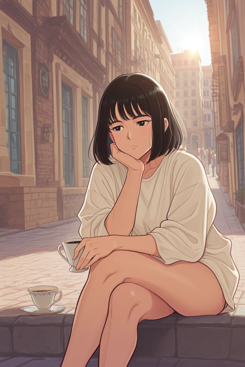 young-korean-woman-with-black-eyes-e50ce2 on HomoSimile XL [Pony, Illustrious, NoobAI]