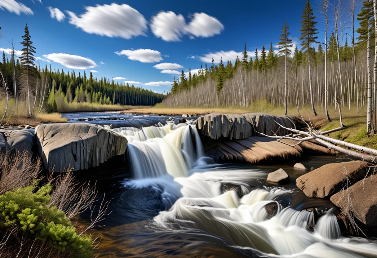 spring-river-with-strong-current-and-ee38fa on RealVisXL
