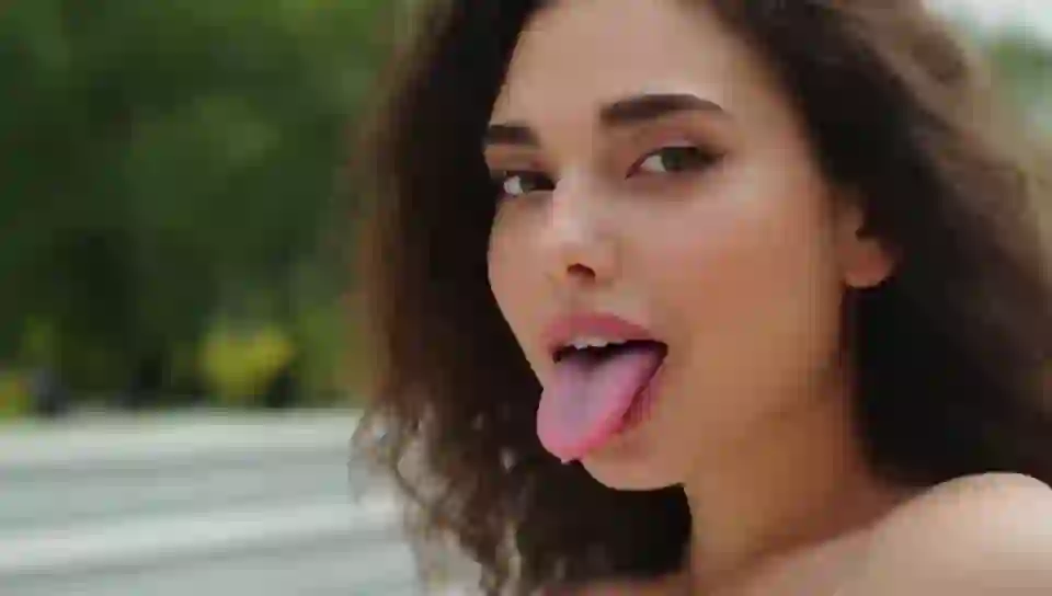 A girl is having oral sex with another girl. her on HunyuanVideo