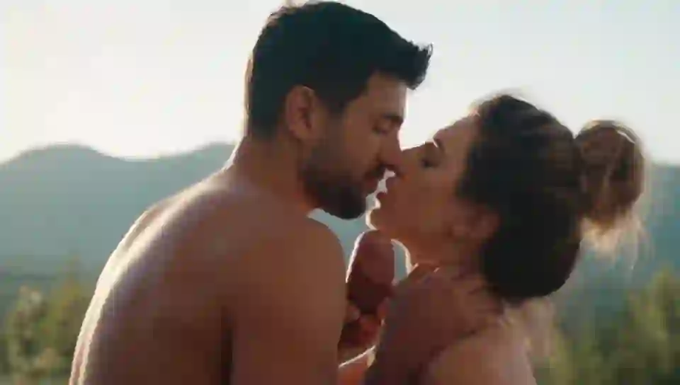 a man enters from the right side, only his lower on HunyuanVideo